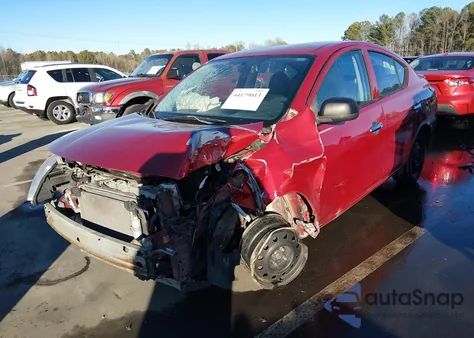 2015 Nissan Versa 1.6 S+ from USA, damaged, VIN 3N1CN7AP7FL843551